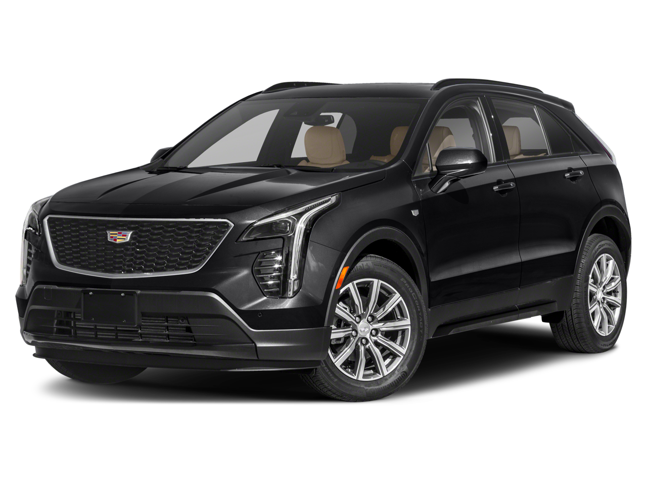 2022 Cadillac XT4 Sport in Crystal White Tricoat — front three-quarter view