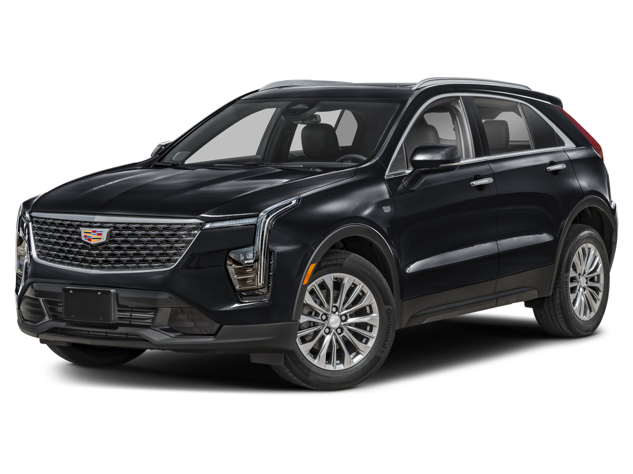 2025 Cadillac XT4 Premium Luxury in Stellar Black Metallic — front three-quarter view