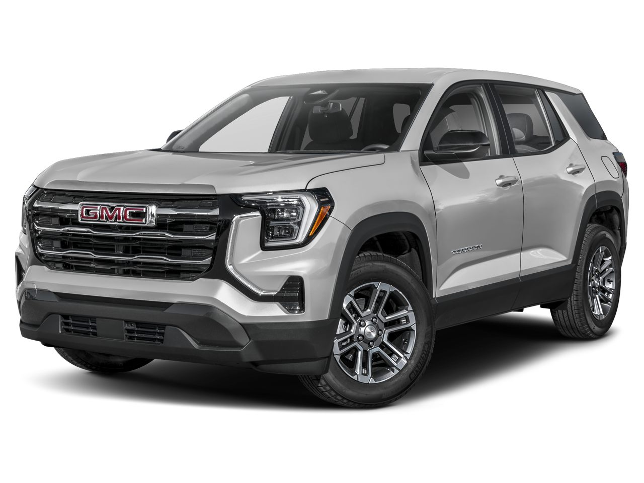 2027 GMC Terrain AWD AT4 in Summit White — front three-quarter view