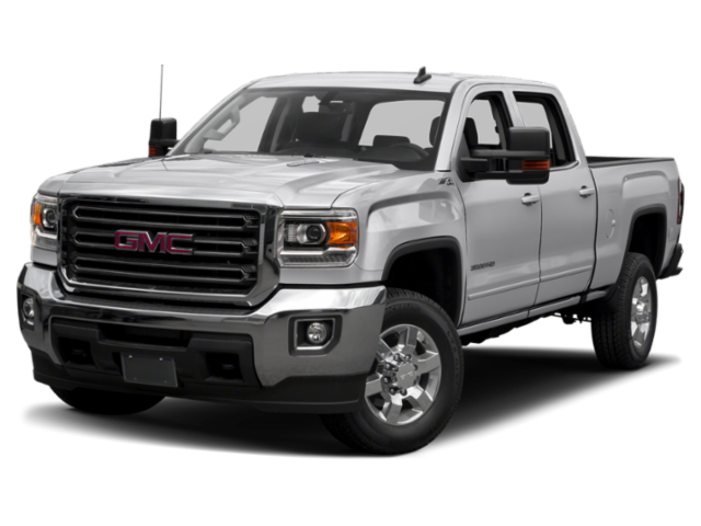2018 GMC Sierra 3500 HD Denali in Summit White — front three-quarter view