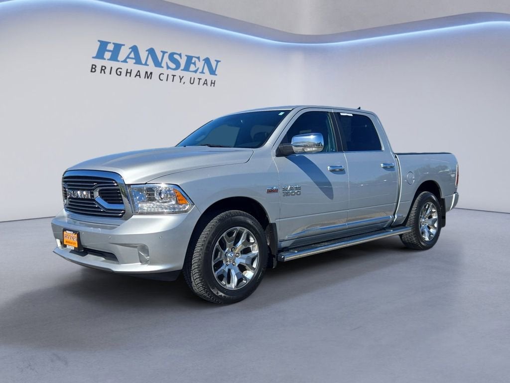 2017 RAM 1500 Limited in Silver — front three-quarter view