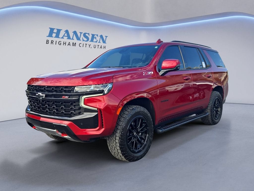 2023 Chevrolet Tahoe Z71 in Radiant Red Tintcoat — front three-quarter view
