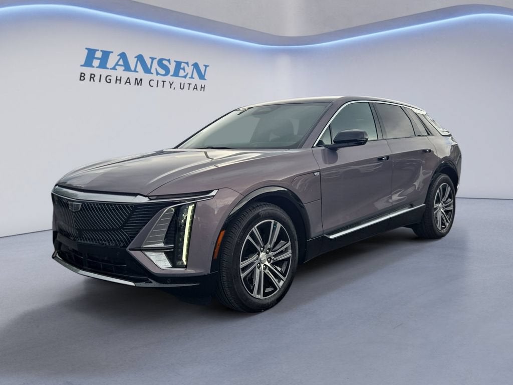 2024 Cadillac LYRIQ Luxury 1 in Celestial Metallic — front three-quarter view