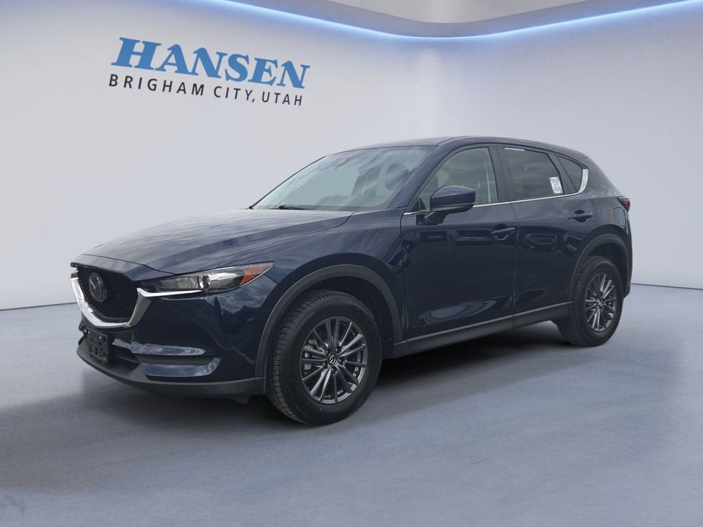 2021 Mazda Mazda CX-5 Touring in Blue — front three-quarter view